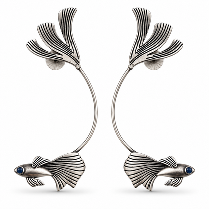 Oxidised Earring