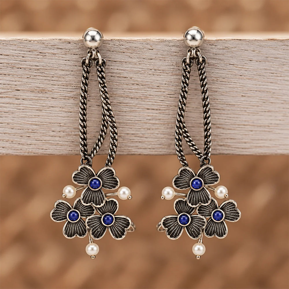 Oxidised Earring