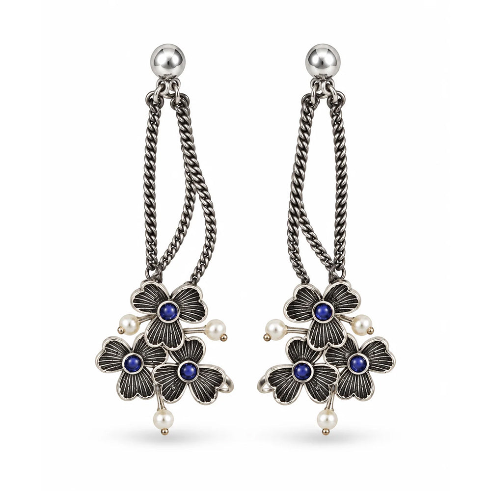 Oxidised Earring