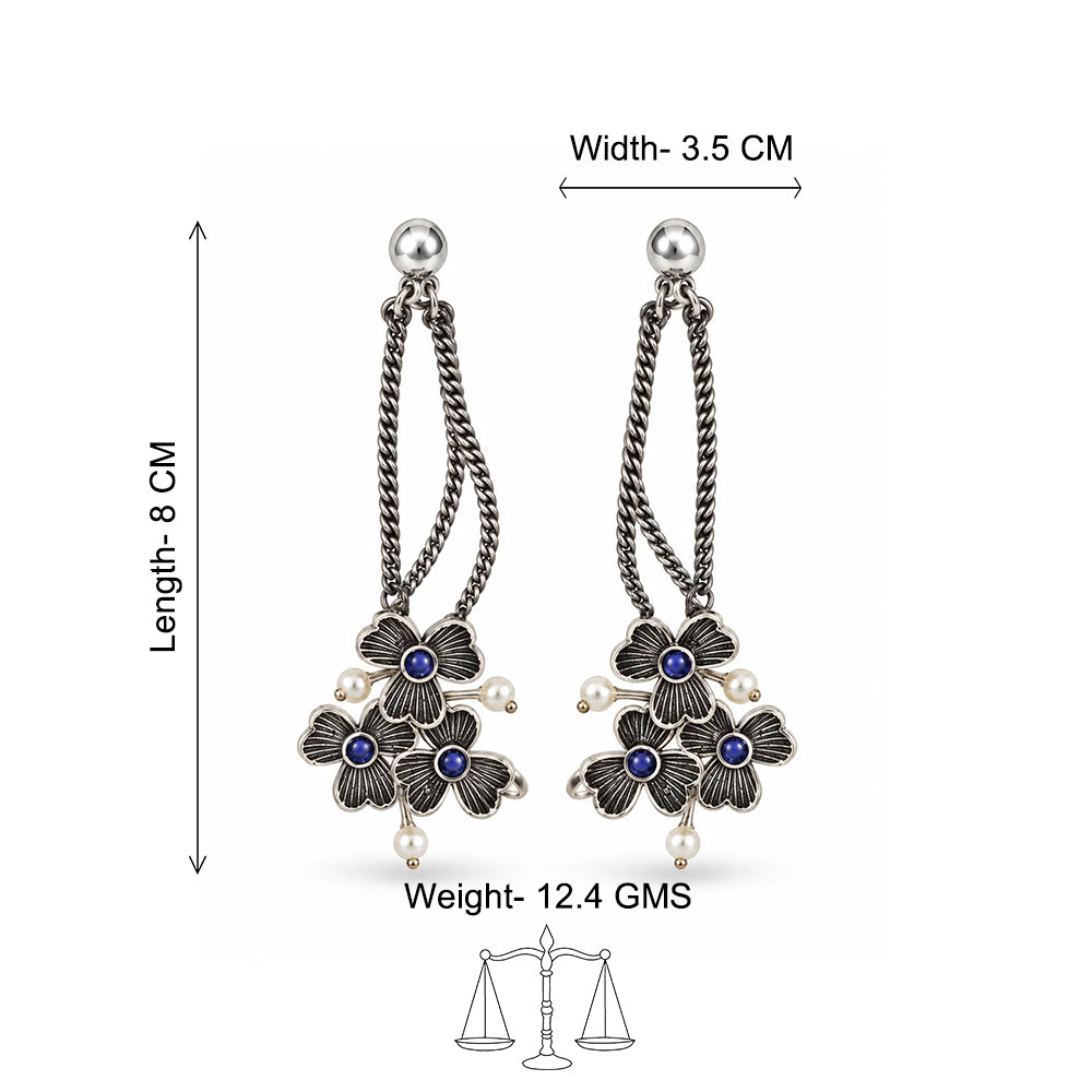Oxidised Earring
