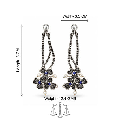 Oxidised Earring