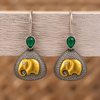 Oxidised Earring