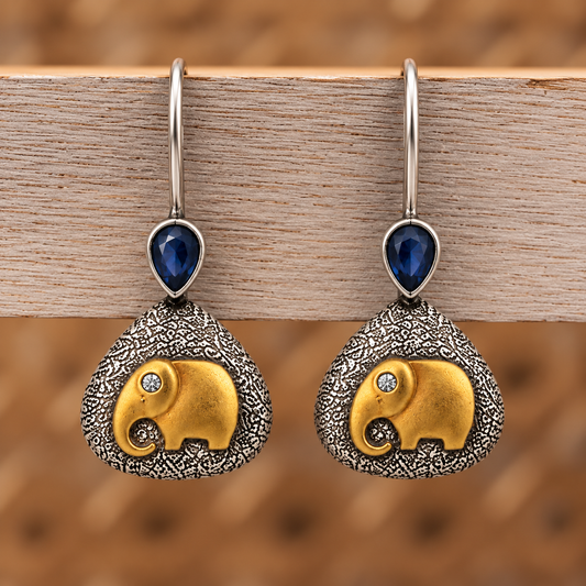 Oxidised Earring