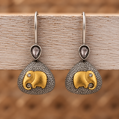 Oxidised Earring
