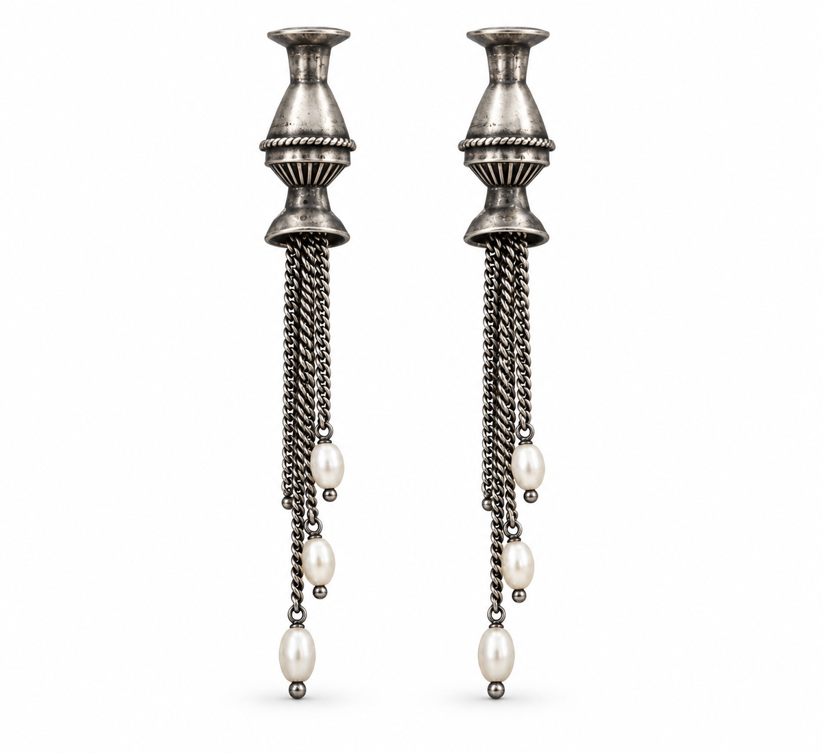 Oxidised Earring