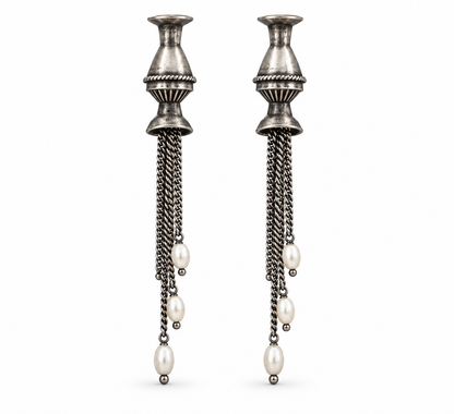 Oxidised Earring
