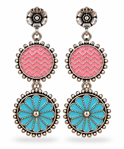 Oxidised Earring
