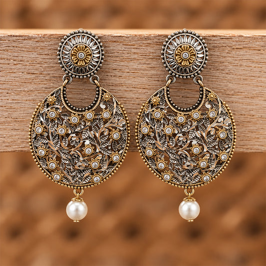 Oxidised Earring