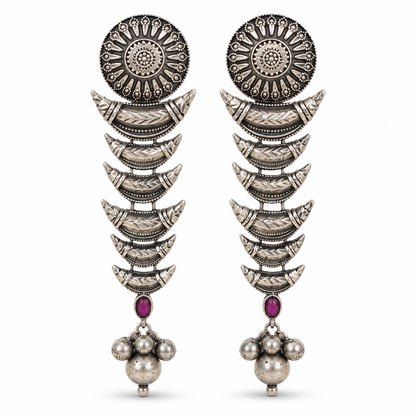 Oxidised Earring