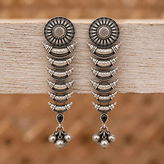 Oxidised Earring