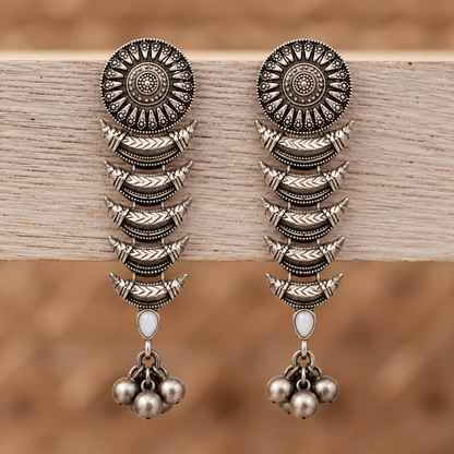Oxidised Earring