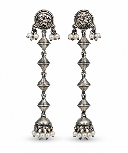 Oxidised Earring