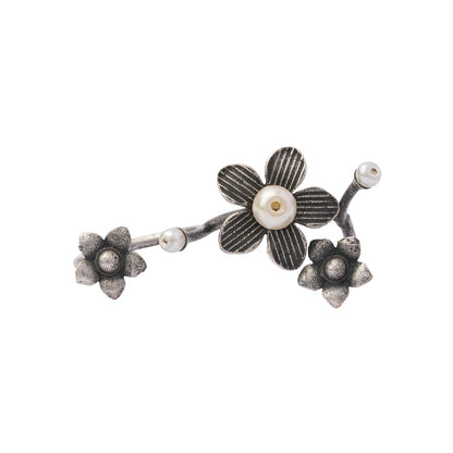 Ira- Silver oxidised ring