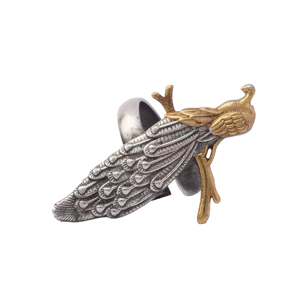 Moratara- Silver oxidised ring