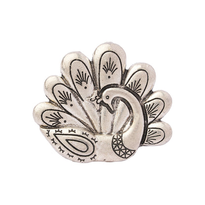 Morangana- Silver oxidised ring