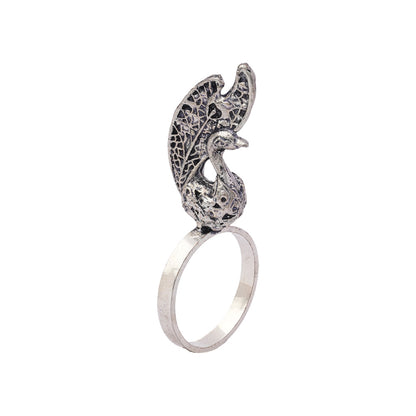 Morangi- Silver oxidised ring