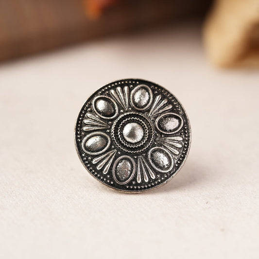 Valaya- Silver oxidised ring