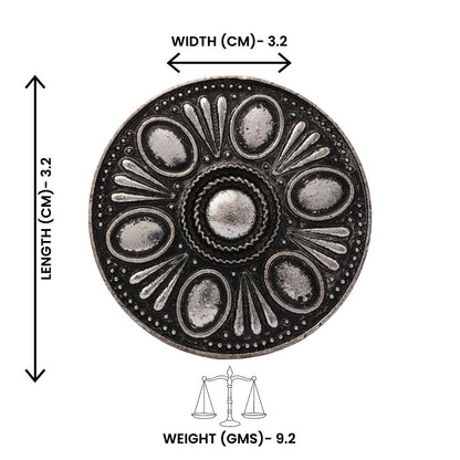 Valaya- Silver oxidised ring