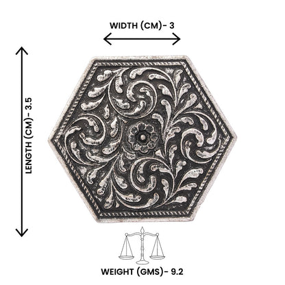 Kokila- Silver oxidised ring