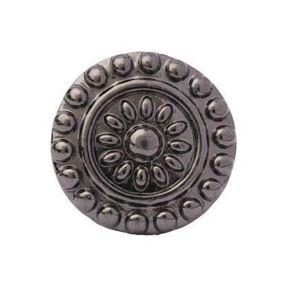 Komalika- Silver oxidised ring