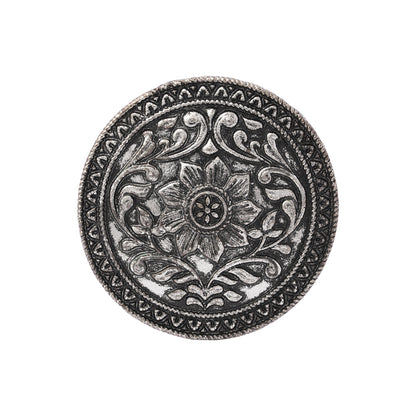 Madhurima-Silver oxidised ring