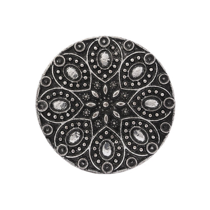Nayika- Silver oxidised ring