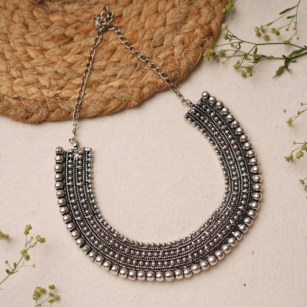 Prabhati- Oxidized Necklace