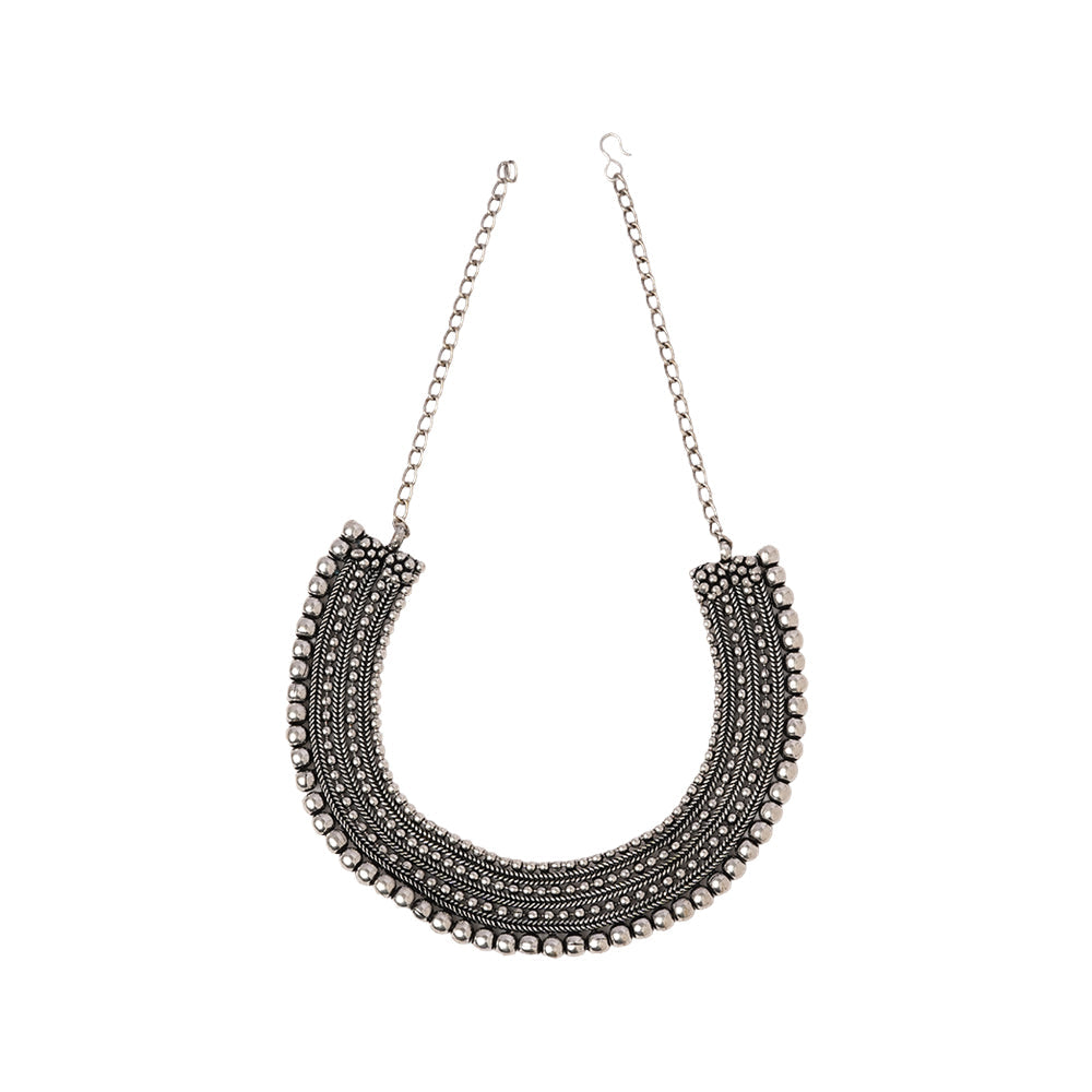 Prabhati- Oxidized Necklace