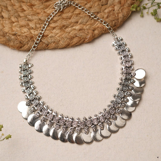Tarini- Brass Coin Neckpiece