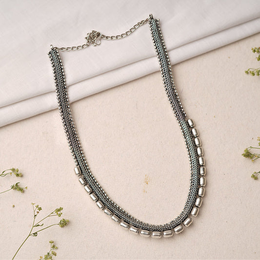 Kantiprabha- Long Brass Neckpiece