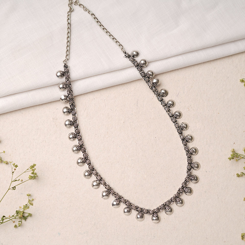 Navodita- Long Brass Neckpiece