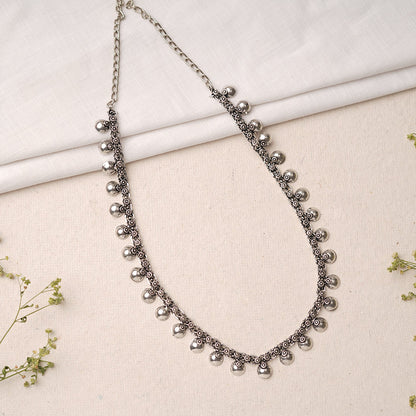 Navodita- Long Brass Neckpiece