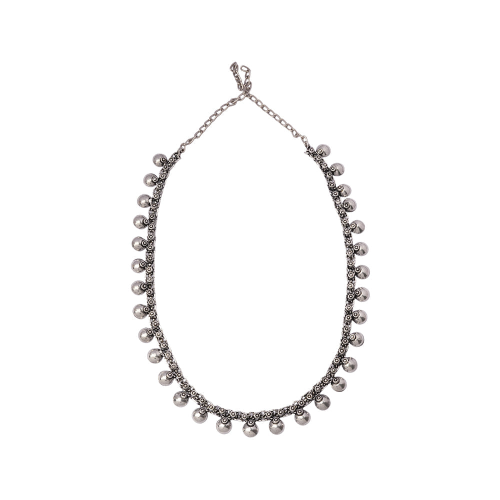 Navodita- Long Brass Neckpiece