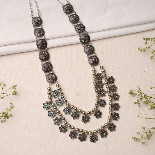 Ratnaval- Long Brass Neckpiece