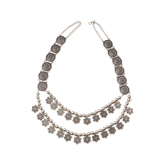 Ratnaval- Long Brass Neckpiece