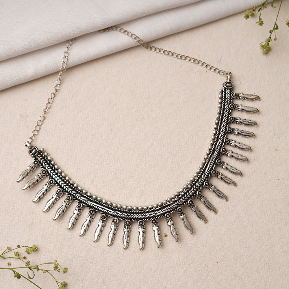 Sumedha- Oxidised Necklace