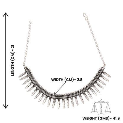 Sumedha- Oxidised Necklace