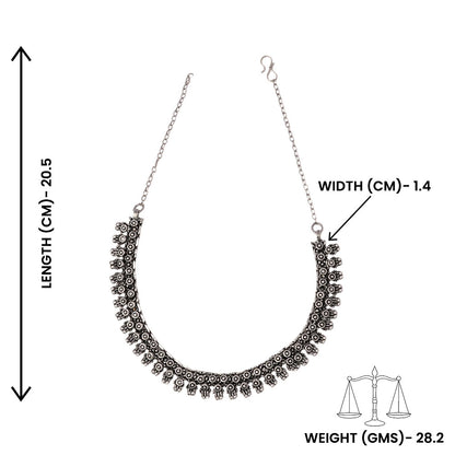 Vishakha- Oxidised Necklace