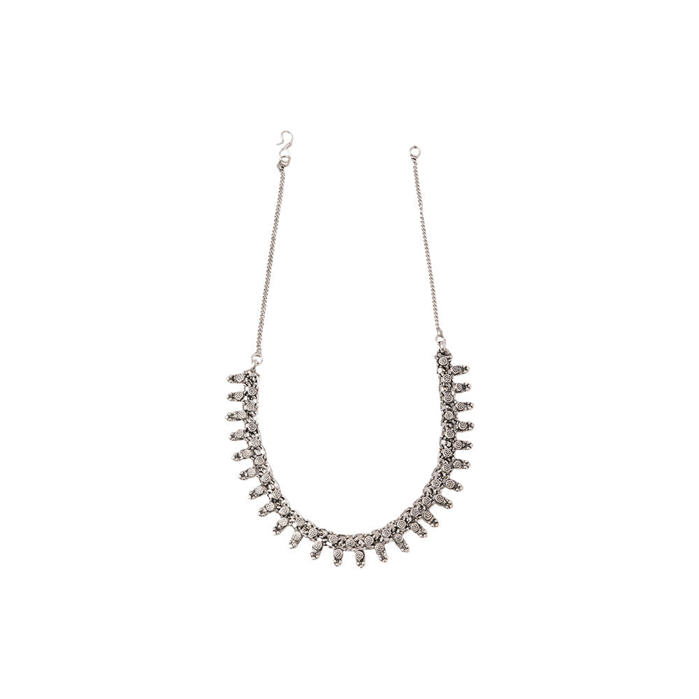 Manjula- Oxidised Necklace