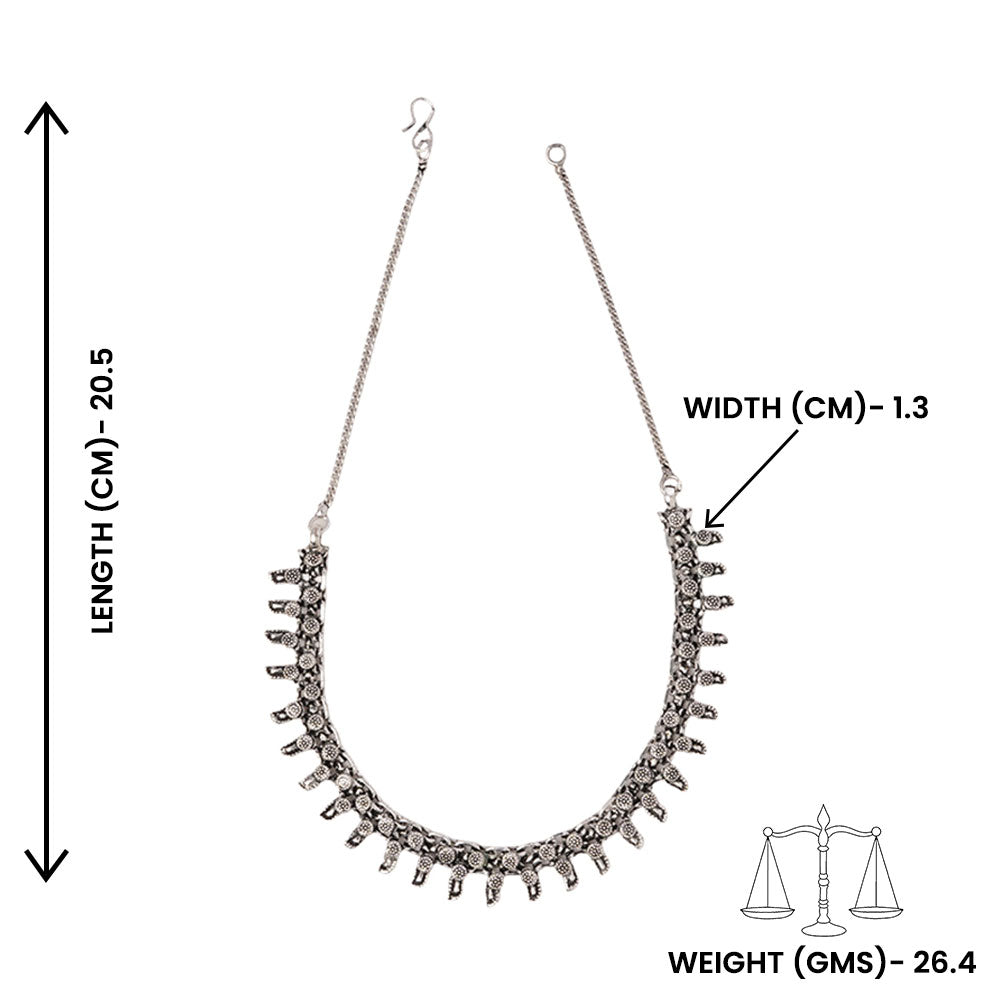 Mangalhar- Oxidised Necklace