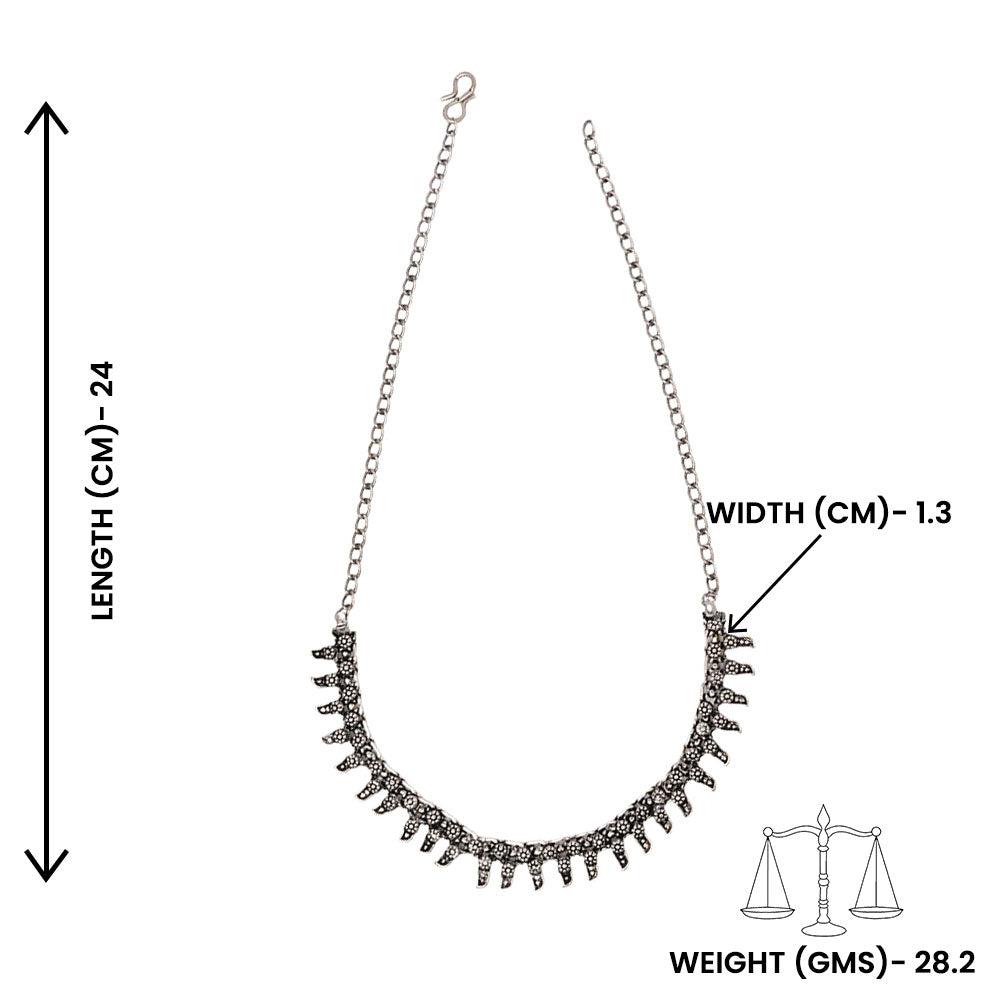 Ratnamala- Oxidised Necklace