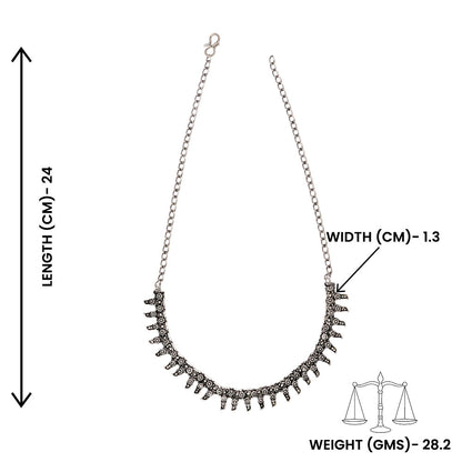 Ratnamala- Oxidised Necklace