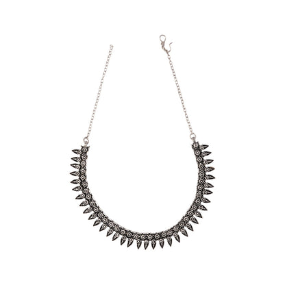 Rajhar- Oxidised Necklace