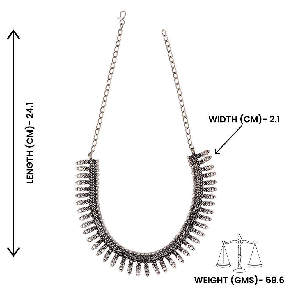 Anvika- Oxidised Necklace