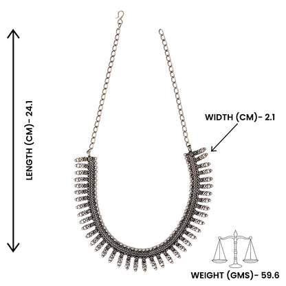 Anvika- Oxidised Necklace