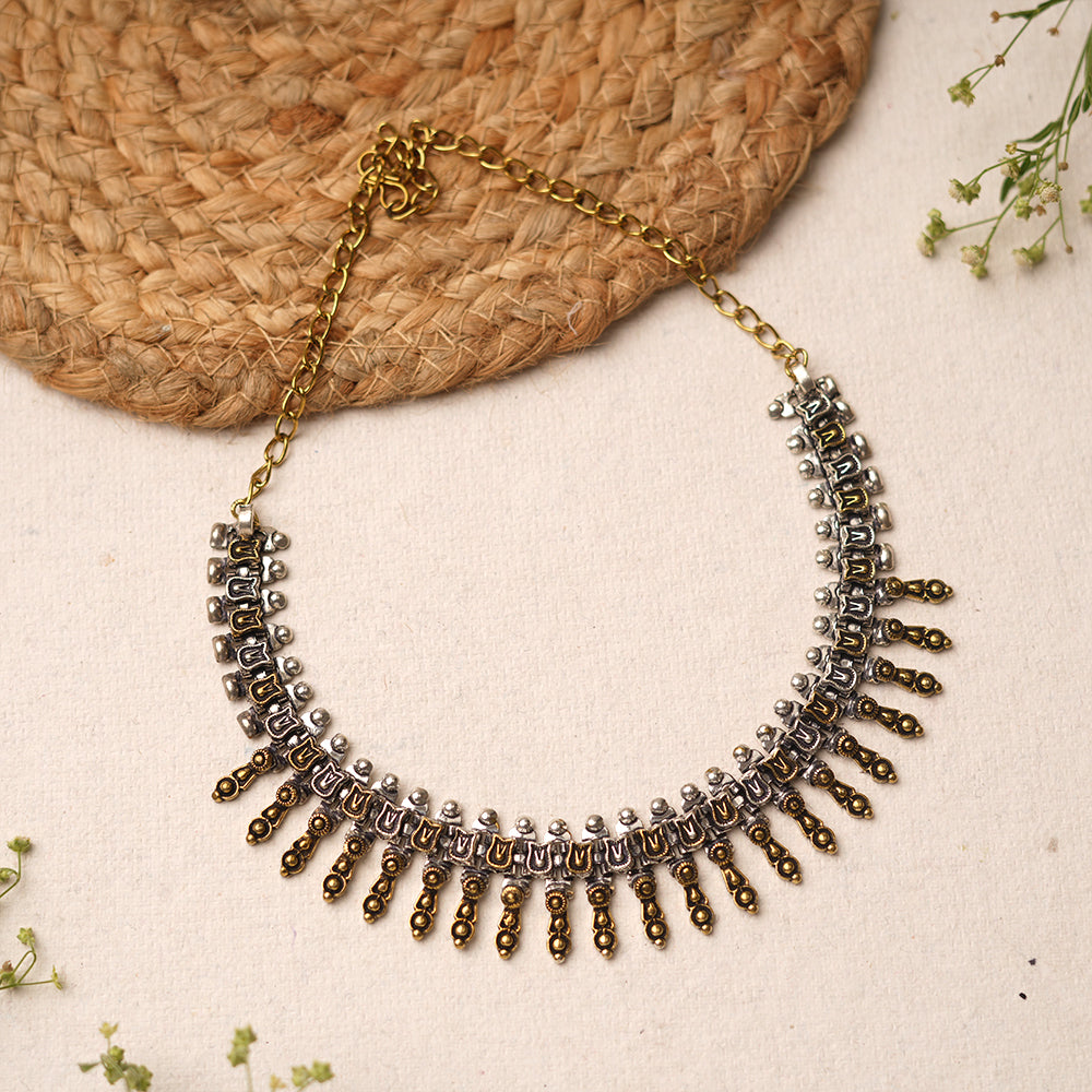 Shivmala- Oxidised Necklace
