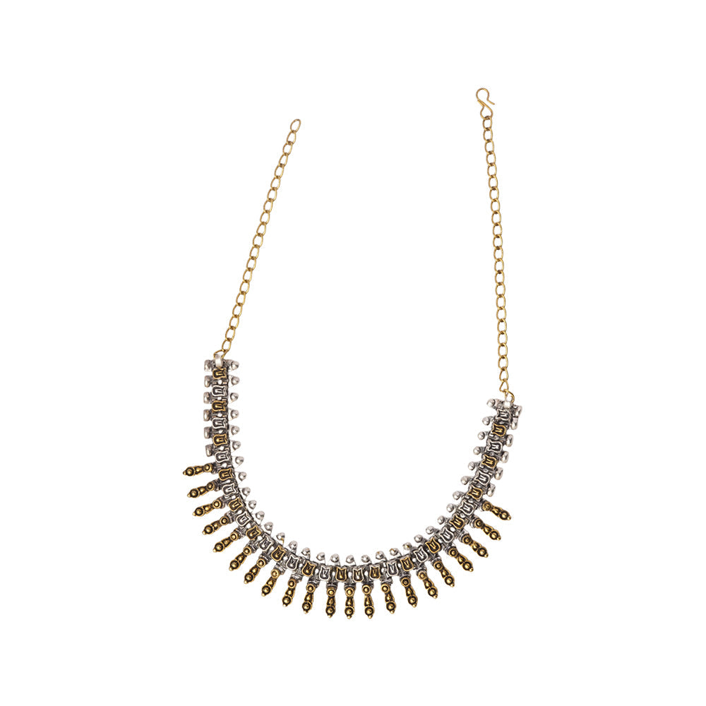 Shivmala- Oxidised Necklace