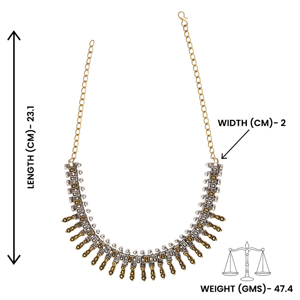 Shivmala- Oxidised Necklace