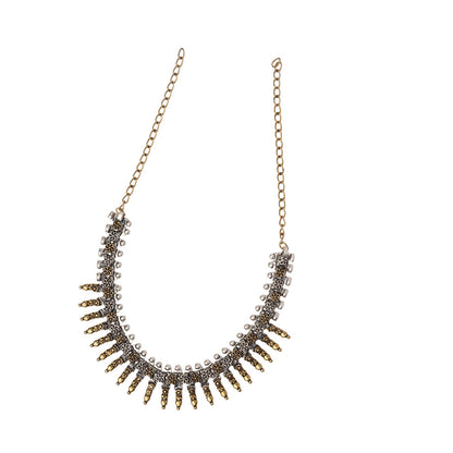 Hemhar- Brass Oxidised Necklace