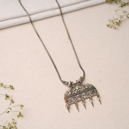 Pragyavati- Oxidised Pendant chain set